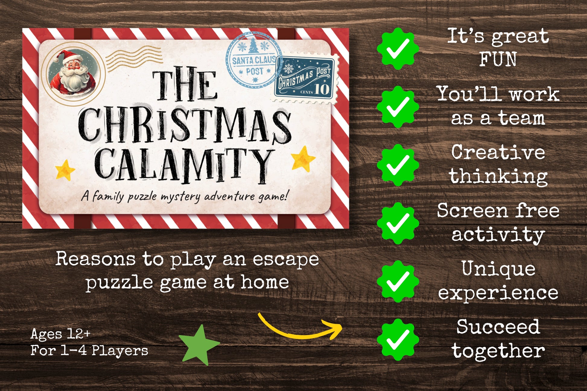 The Christmas Calamity - A Family Puzzle Escape Game